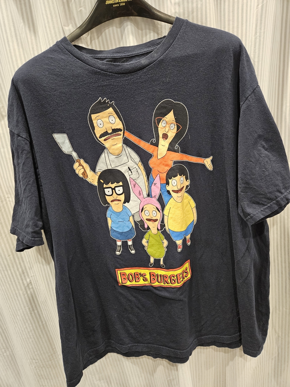 Bobs Burgers Family Black Teeshirt XXL